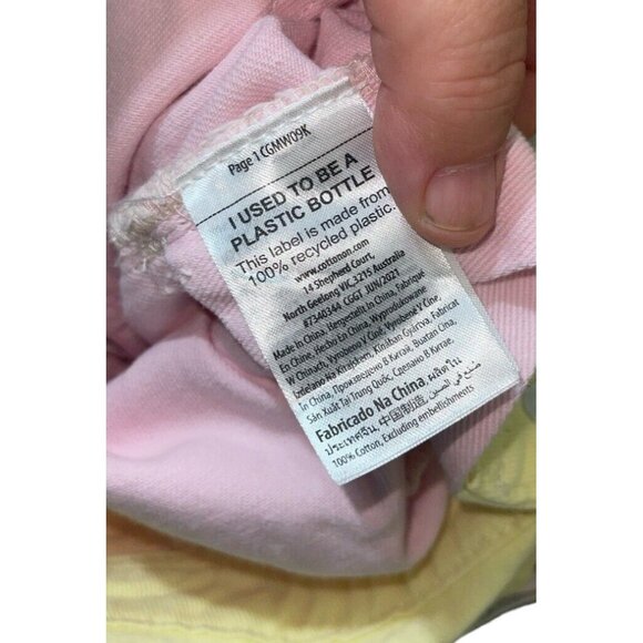 COTTON ON KIDS Girls 13-14 Ginnie Slouch Shortall Colorblock Pastel Denim $49.99 - Picture 14 of 15